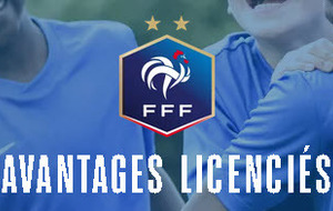 Avantages Licenciés FFF !