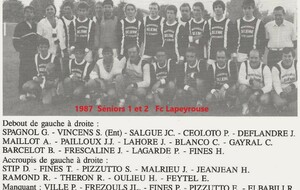 1987  Séniors 1 et 2  Fc Lapeyrouse