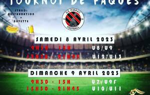 Tournoi de Pâques U9 &amp; U13 PIBRAC