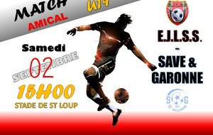 Match amical U14 : EJLSS 1 - Save et Garonne 1
