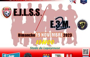 Séniors EJLSS/E3M 2 - Championnat  D5 - J6 -District Haute Garonne