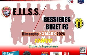 Séniors EJLSS/BESSIERES-BUZET - Championnat  D5 - J13 -District Haute Garonne