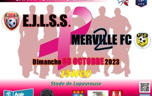 Séniors EJLSS/MERVILLE 2 - Championnat D5 - J2 -District Haute Garonne