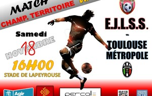 U14-1 EJLSS/TOULOUSE METROPOLE - Championnat Territoire Poule 1 - J6 - District Haute-Garonne