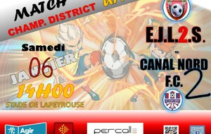 U14-2 EJLSS 2 /CANAL NORD 2 - Championnat District Poule C - J11 - District Haute-Garonne