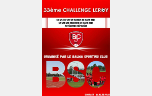 U8 - Tournoi à Balma - 33 ème Challenge Leroy -