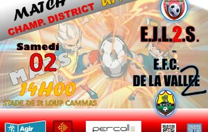 U14-2 EJLSS 2/E.F.C de la VALLEE  - Championnat District Départemental 3 Poule A - District Haute-Garonne
