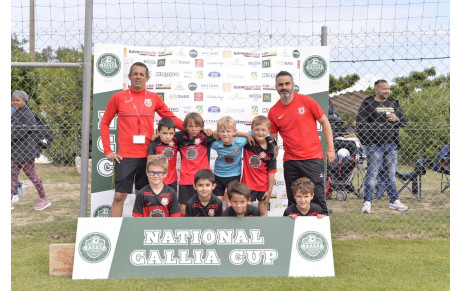 Belle performance des U8 à la Gallia Cup