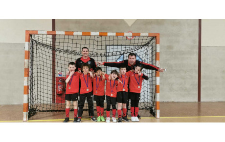 Pas de vacances pour nos U8 !