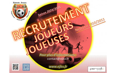 Recrutement U15 saison 2024-2025