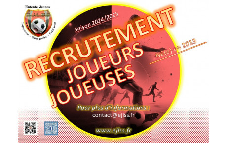 EJLSS Recherche Joueurs(e) né(e)s en 2013 ( U12)